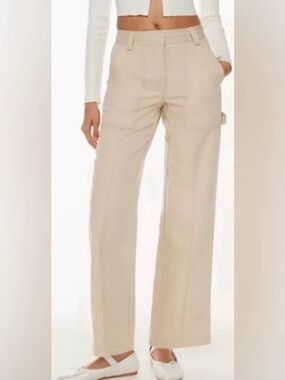 Sunday Best Tan Straight Leg Pants
